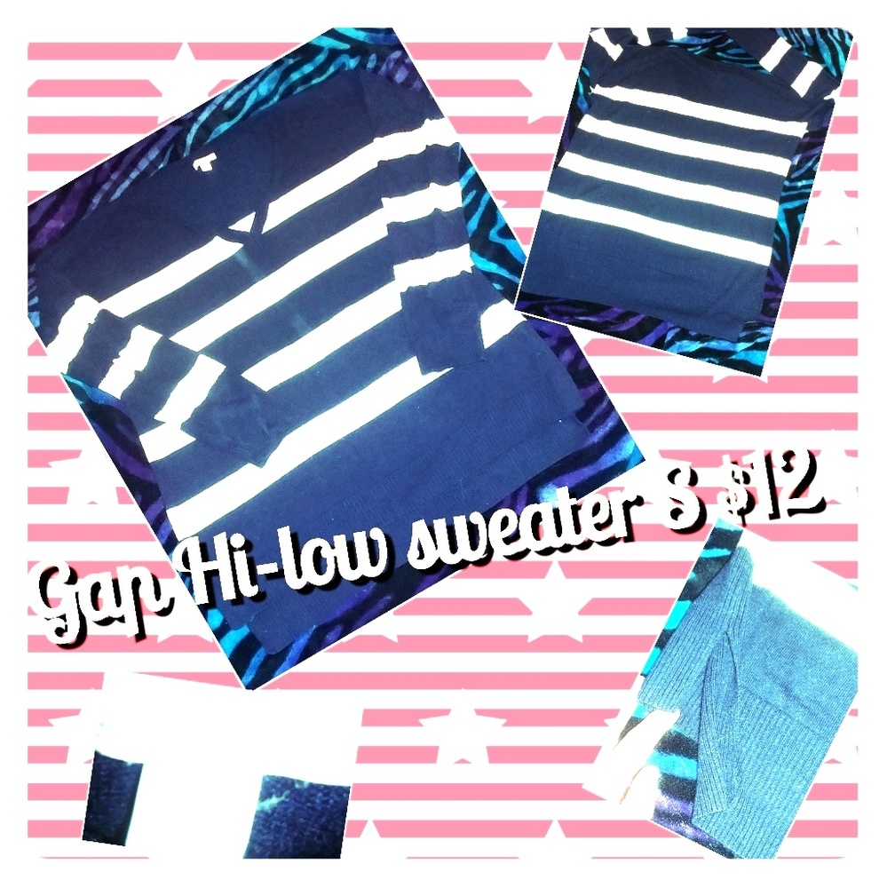 Gap brand Hi-low sweater.